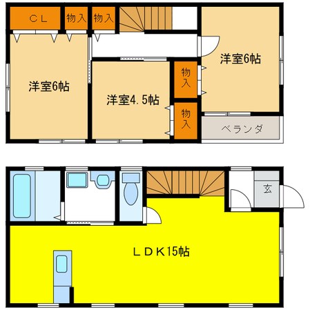 ミーツ下川手の物件間取画像